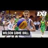 Мяч баск. WILSON FIBA3x3 Official, WTB0533XB, р.6, FIBA Appr., синт. PU, бутил. кам, желто-синий
